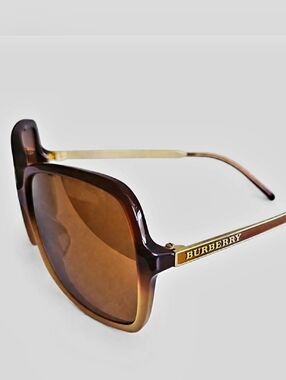 Burberry Brown & Honey Gold Gradient Sunglasses